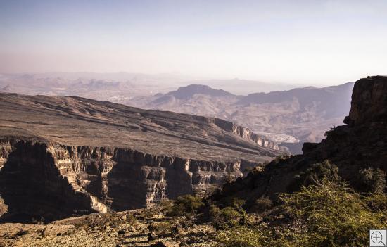 Jebel Shams, Oman, Aussicht vom Canyon