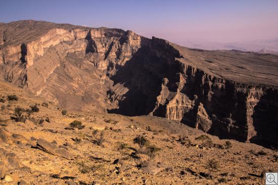 Jebel Shams, Oman, Blick auf den Grand Canyon