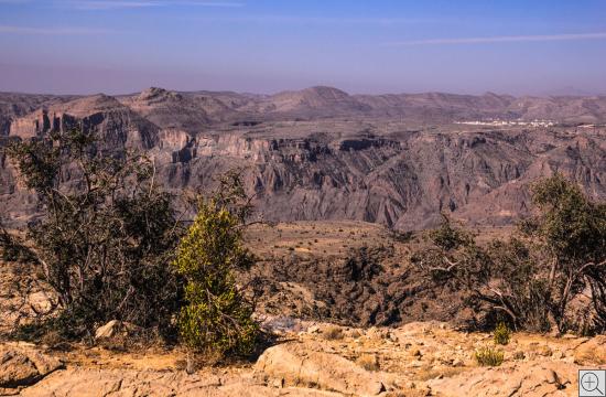 Saiq Plateau, Oman, Aussicht auf das Plateau