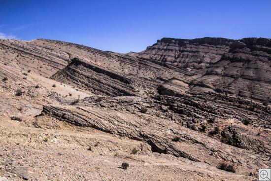 Jebel Akhdar, Oman, Bergformation