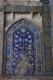 blaues Blumendekor an Moschee in Buchara