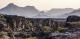Jebel Shams, Oman, Canyon und Berge um Al-Hamra