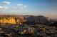 Saiq Plateau, Oman, Aussicht in der Abendsonne